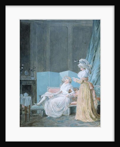 Reading the Letter by Jean Baptiste Mallet