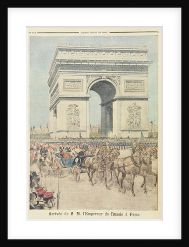 Tsar Nicolas II in Paris by Henri Meyer