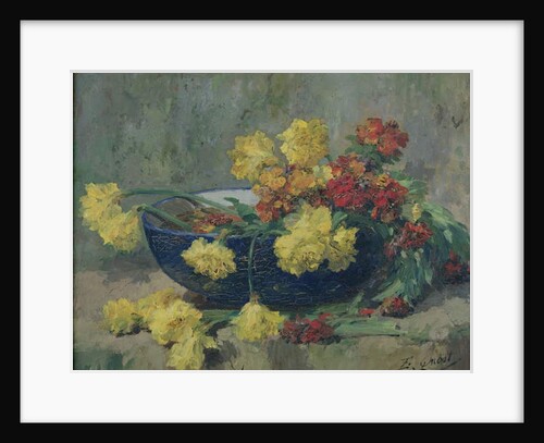 Jonquils and Wallflowers by Ernest Quost