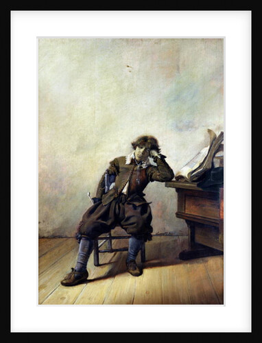 A Young Student in his Study or, The Smoker, c.1630-33 by Pieter Codde