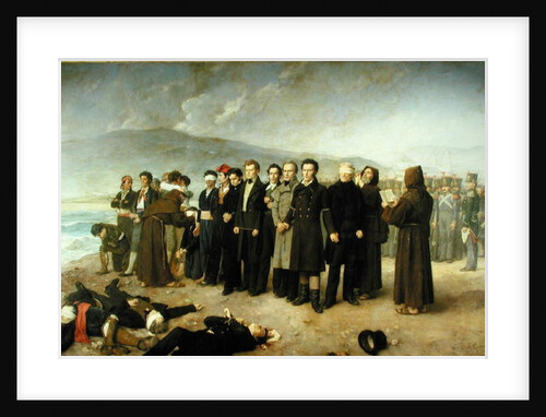 Execution of Jose Maria de Torrijos y Uriarte and his Companions in 1831, 1888 by Antonio Gisbert