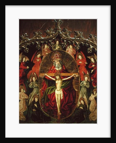 The Holy Trinity Surrounded by Angels by Jorge Ingles