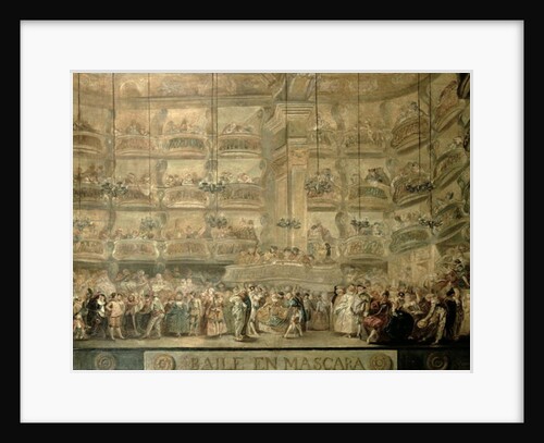 The Masked Ball, c.1767 by Luis Paret y Alcazar