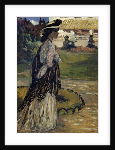 Woman in a Park by Charles Cottet