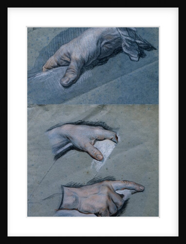Study of the Hands of a Man by Maurice Quentin de la Tour