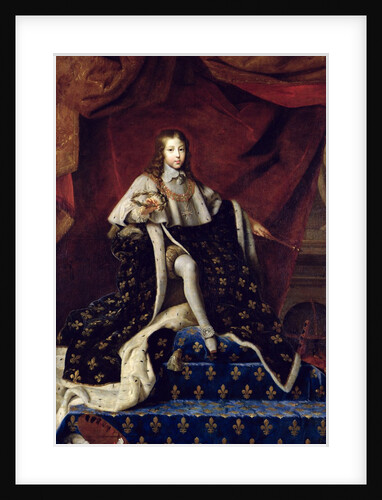 Portrait of Louis XIV aged 10, 1648 by Henri Testelin