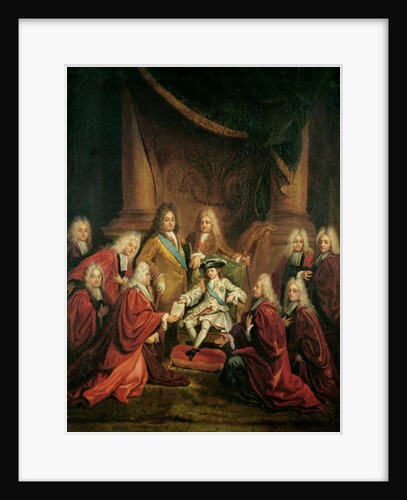 Louis XV Granting Patents of Nobility to the Municipal Body of Paris by Louis de the Younger Boulogne