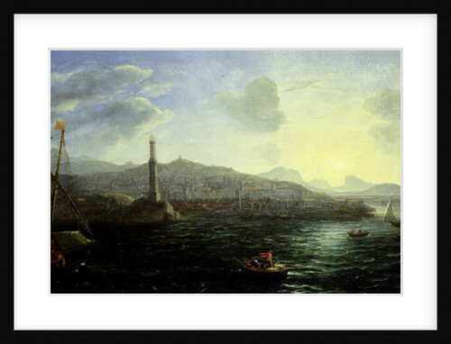 The Port of Genoa, Sea View by Claude Lorrain