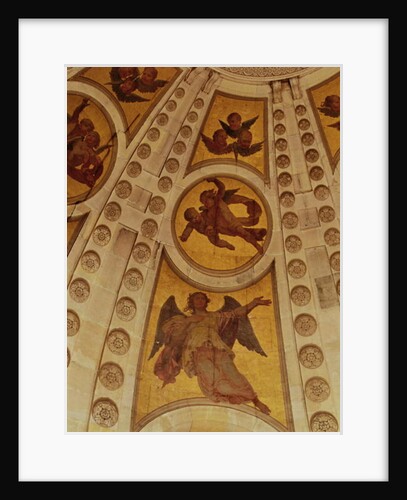 Detail of angels from the dome, built 1635-42 by Philippe de Champaigne