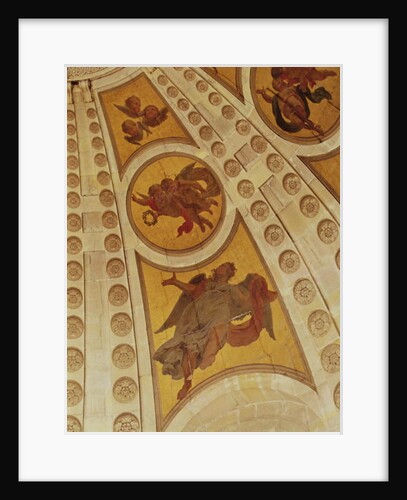 Detail of angels from the dome, built 1635-42 by Philippe de Champaigne