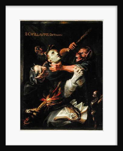 The Blessed Guillaume de Toulouse Tormented by Demons by Ambroise Fredeau