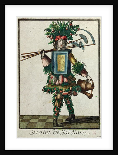 The Gardener's Costume by Bonnart (1650-1750)