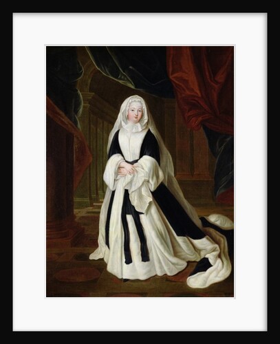 Portrait of Louis-Francoise de Bourbon Mademoiselle de Nantes in Mourning Clothes, after 1710 by Louis de (after) Silvestre