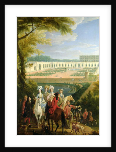 View of the Orangerie at Versailles, after 1697 by Pierre-Denis Martin