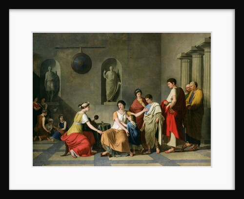 The Mother of the Gracchi, c.1780 by Joseph Benoit Suvee