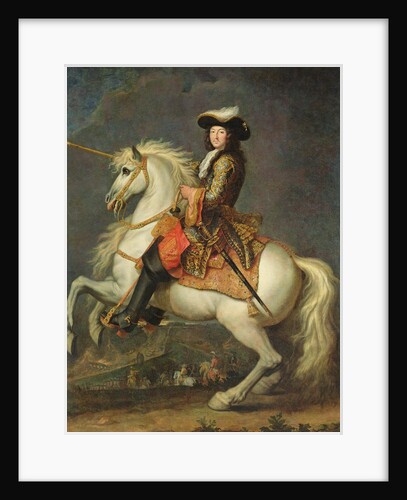 Equestrian Portrait of Louis XIV by Rene Antoine Houasse