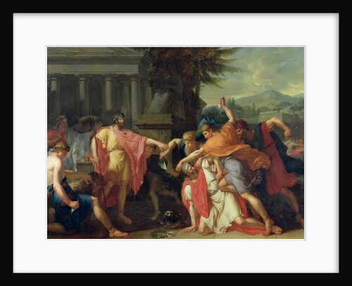 The Death of Tatius by Anne Louis Girodet de Roucy-Trioson