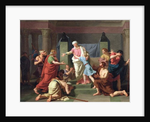 Joseph Recognised by his Brothers, 1789 by Charles Thevenin