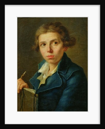 Portrait of Jacques-Louis David as a Youth by Joseph-Marie the Elder Vien