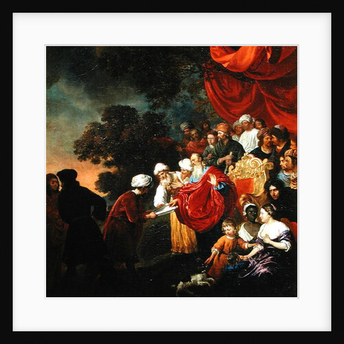 Zerubbabel Showing a Plan of Jerusalem to Cyrus, 17th century by Jacob or Jacques van Loo