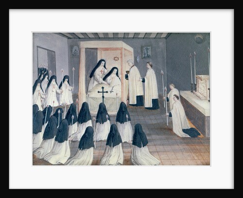 Administration of Holy Communion to a Nun by Louise Madelaine Cochin