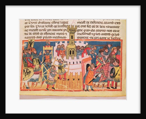 Attacking of a Fort by Italian School