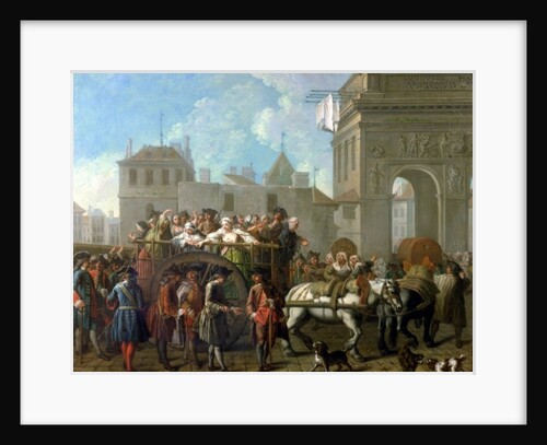 Transport of Prostitutes to the Salpetriere, c.1760-70 by Etienne Jeaurat