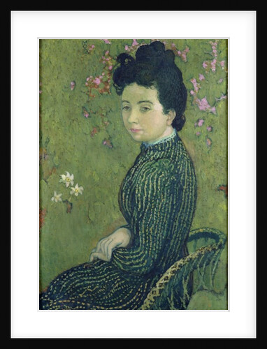 Portrait of Eva Meurier in a Green Dress, 1891 by Maurice Denis
