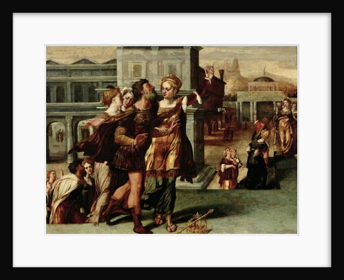 Augustus and the Tiburtine Sibyl, c.1540-50 by School Netherlandish