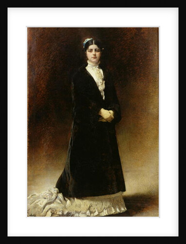 Portrait of Emanuella Pignatelli, Countess Potocka, 1880 by Leon Joseph Florentin Bonnat