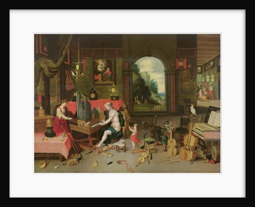 Allegory of Hearing by Jan van & Balen Hendrik van Kessel