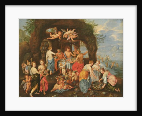 The Feast of the Gods by Jan van & Balen Hendrik van Kessel