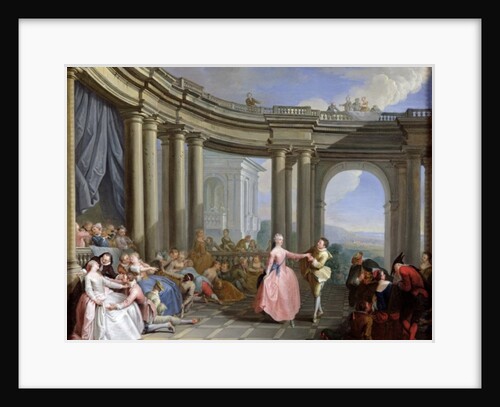 The Minuet by Jacques Sebastien Le Clerc