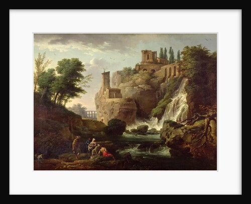 The Falls of Tivoli by Claude Joseph Vernet