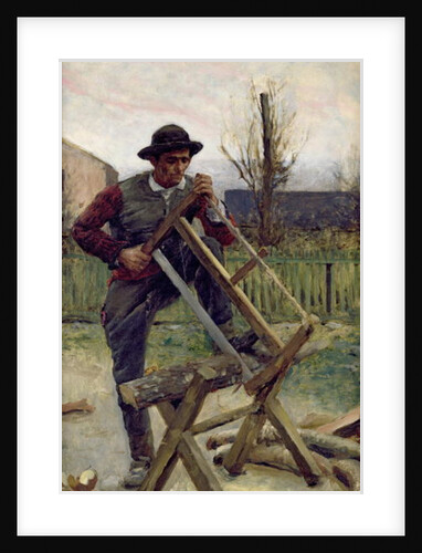 An Aragonese Woodcutter, 1876 by Louis Capdevielle
