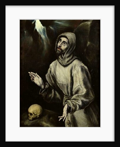 St. Francis of Assisi Receiving the Stigmata, c.1595 by El Greco