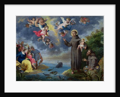 St. Anthony of Padua Preaching to the Fish by Victor Wolfvoet