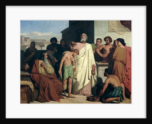 Anointing of David by Samuel, 1842 by Felix-Joseph Barrias