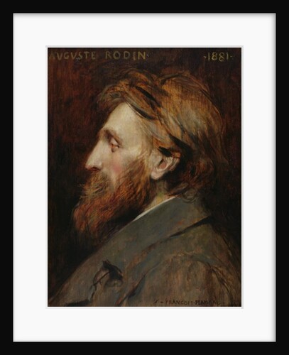 Portrait of Auguste Rodin 1881 by Francois Flameng