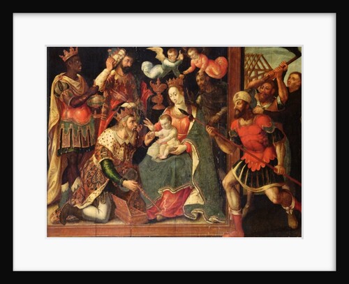 The Image of the Adoration of the Magi Destroyed by Iconoclasts by Flemish School