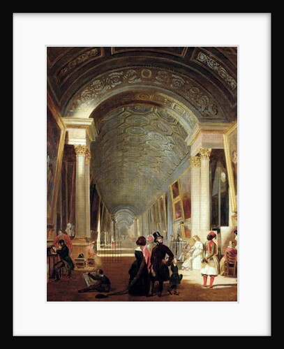 View of the Grande Galerie of the Louvre, 1841 by Patrick Allan-Fraser