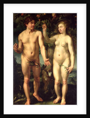 Adam and Eve, 1608 by Hendrik Goltzius