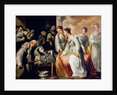 The Death of St. Clare by Bartolome Esteban Murillo