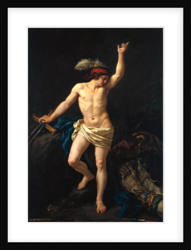David Victorious, 1780 by Jean Jacques II Lagrenee