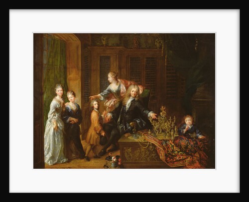Portrait of Nicolas de Launay and his Family by Robert Tournieres