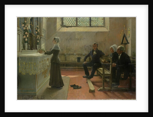 Offering to the Virgin the Day After the Wedding, 1885 by Jean Eugene Buland