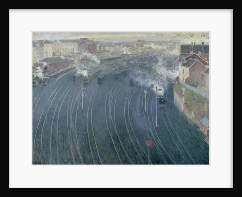 Luxembourg Station, Brussels, 1903 by Henri Ottmann