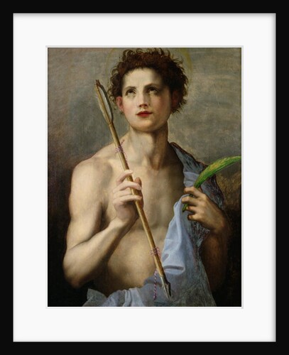 St. Sebastian Holding Two Arrows and the Martyr's Palm by Andrea del (after) Sarto