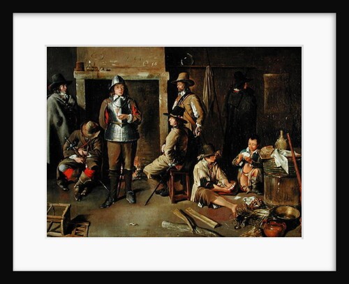 Soldiers at Rest in an Inn by Jean Michelin