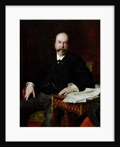 Portrait of Henri Meilhac by Jules Elie Delaunay